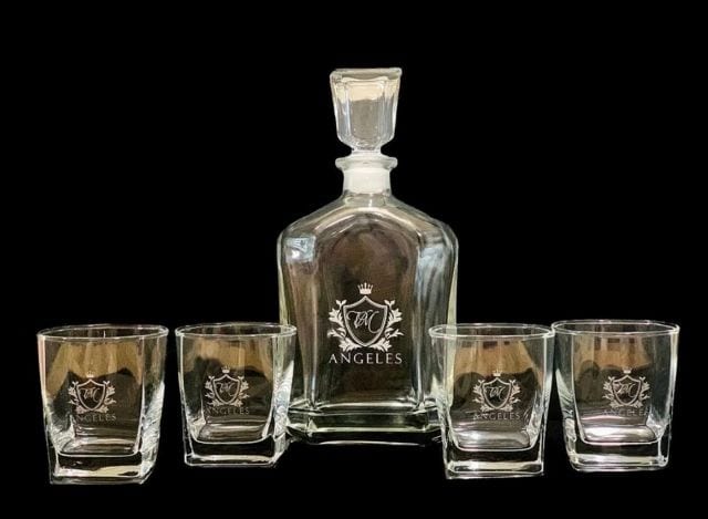 christmas 2025 gift guide for dad decanter and glass set